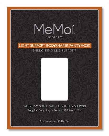 Light Support Satin Matte Bodyshaper Pantyhose : Pack