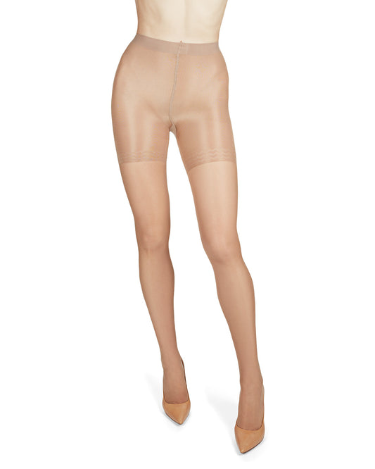 Light Support Satin Matte Bodyshaper Pantyhose : Color: Nude