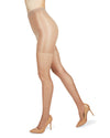 Light Support Satin Matte Bodyshaper Pantyhose : Color: Nude