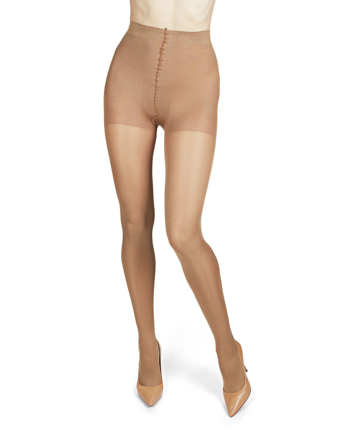 Support Mate 70 Denier Control Top Pantyhose : Color: Natural
