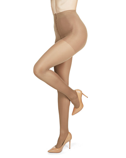 Support Mate 70 Denier Control Top Pantyhose : Color: Beige