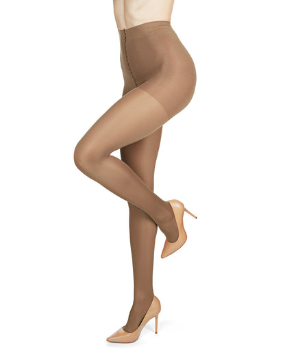 Support Mate 70 Denier Control Top Pantyhose : Color: Bronzo