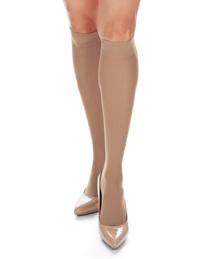 Women's Support Mate 60 Denier Knee Highs : Color: Bambi
