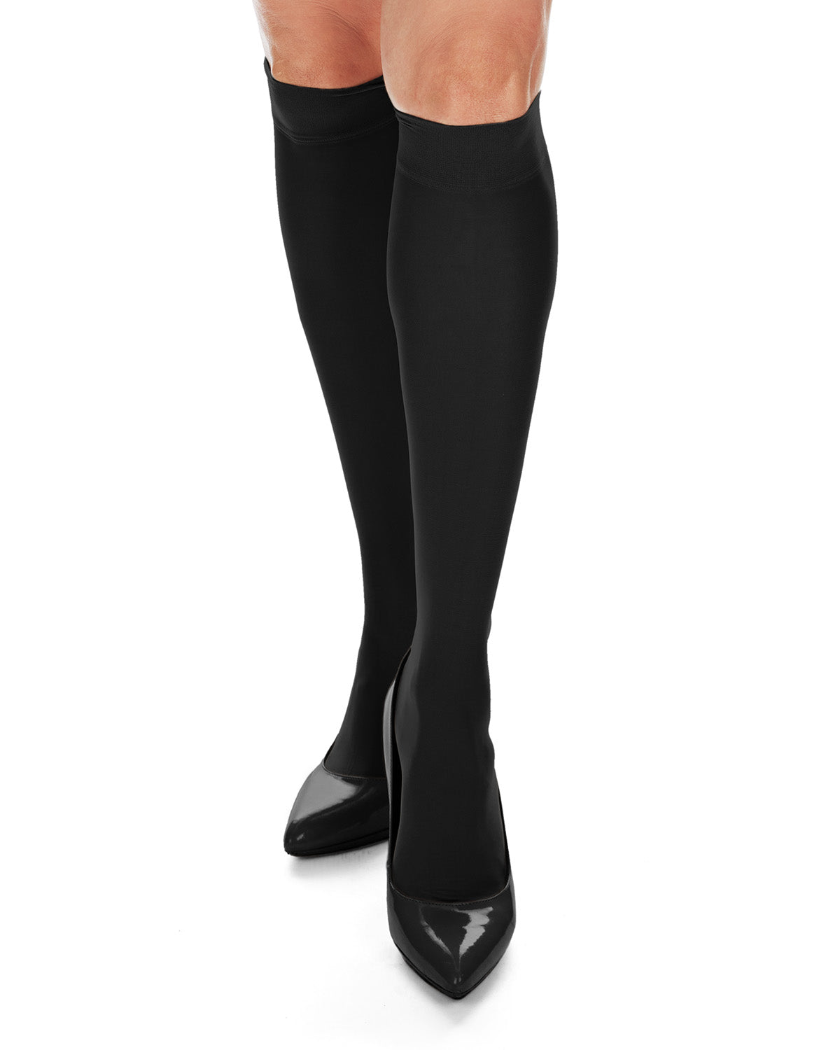 Women's Support Mate 60 Denier Knee Highs : Color: Black