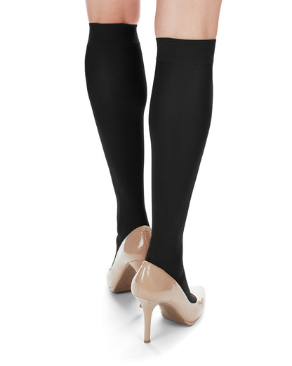 Women's Support Mate 60 Denier Knee Highs : Color: Black