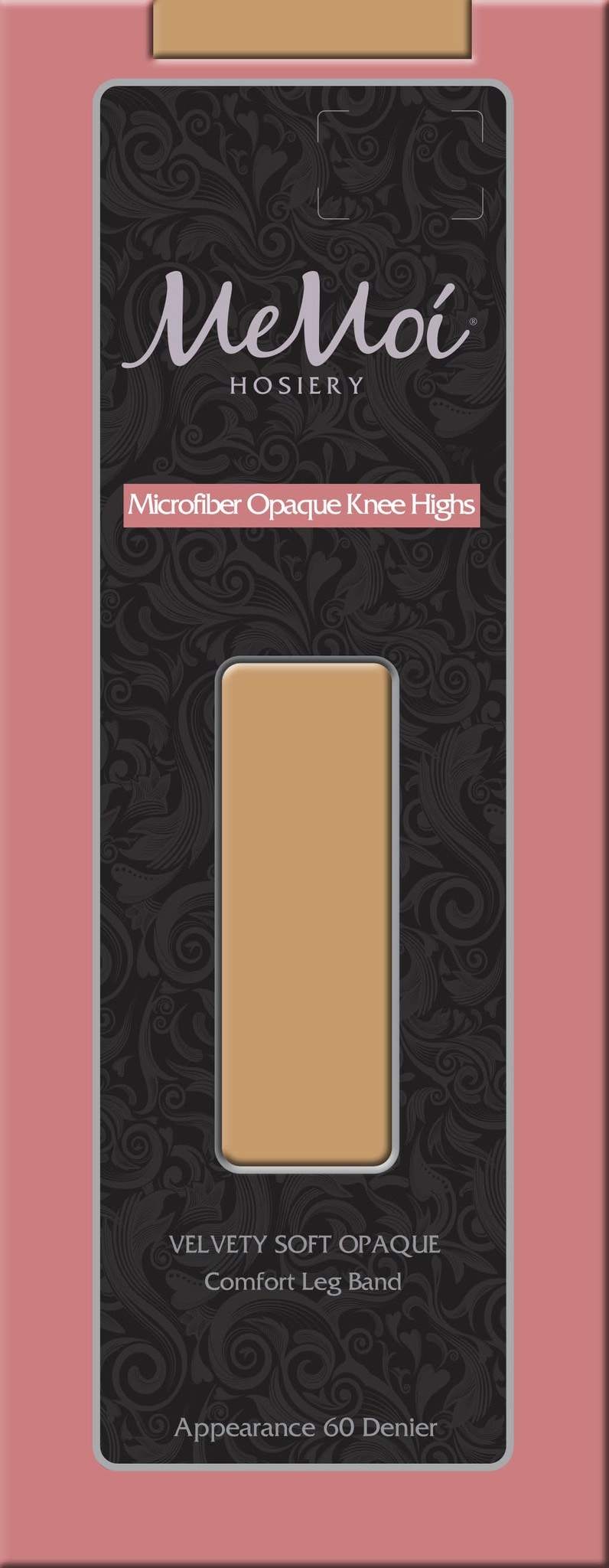 Women's Microfiber Opaque 60 Denier Knee Highs : Color: Nude