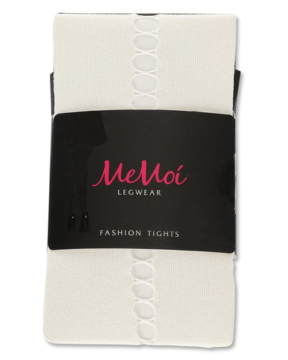 Women's Runway Stripe Netted Nylon Tights : Color: Black