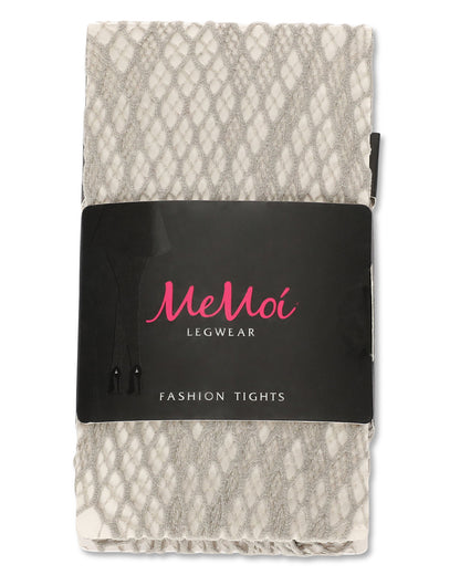 Women's Checkered Diamonds Nylon Net Tights : Color: Black