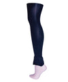 Women's Bell'leg Footless Nylon Tights : Color: Black