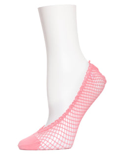MeMoi Fishnet Shoe Liner Socks