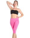 High-Waisted Tummy Control Shaping Capri Leggings : Color: Very Berry