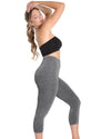 High-Waist Control Seamless Shapewear Leggings : Color: Skystorm Spacedye