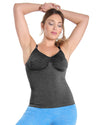 Sottile Wireless Shaping Camisole : Color: Black Spacedye
