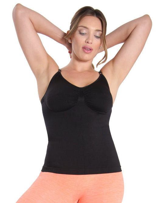 Sottile Wireless Shaping Camisole : Color: Black