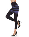 Women's Pija Capri Skirted Leggings : Color: Black/Blue