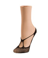 Women's Stranded Net No Show Foot Liners : Color: Black