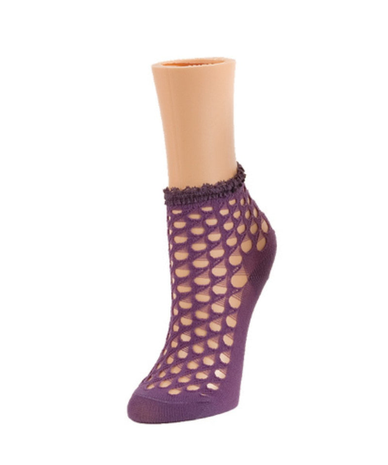 MeMoi Stranded Dots Women's Ankle Socks