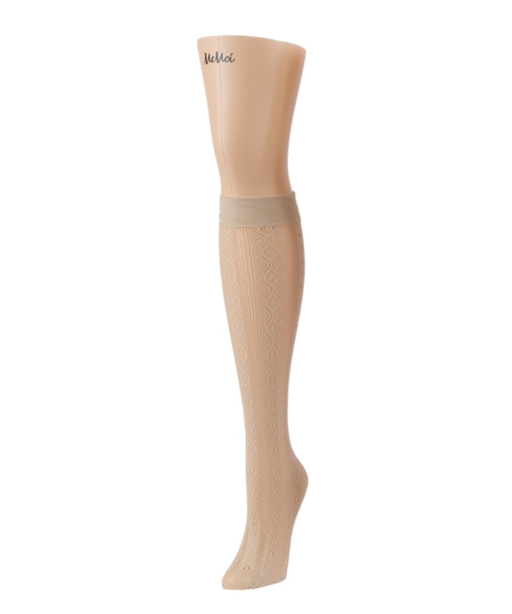 Women's Infinite X Knee High Trouser Socks : Color: Nude