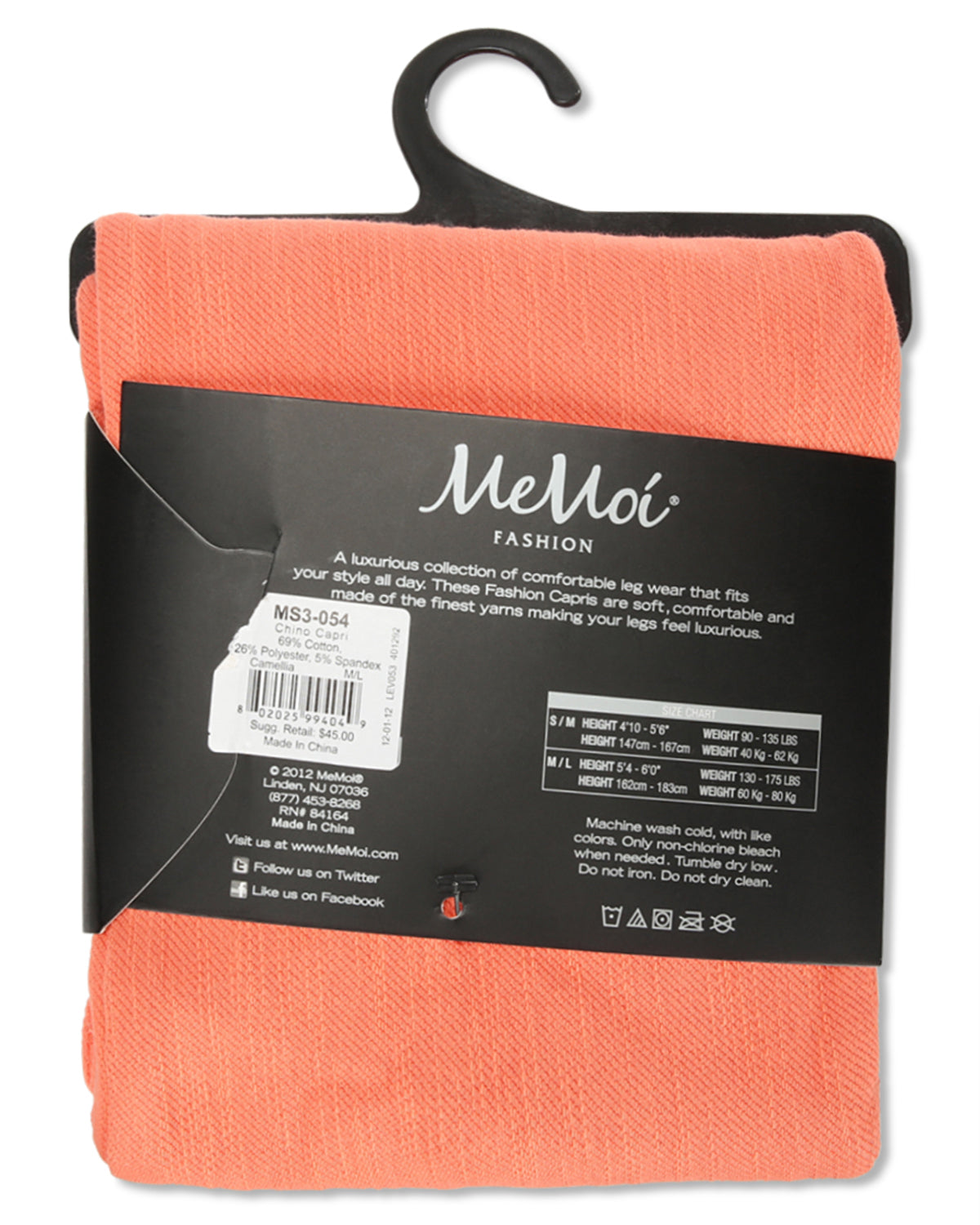 Women's Cotton Blend Chino Capris : Color: Camellia