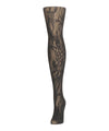 Women's Botanic Scene Net Tights : Color: Two Tone Gray