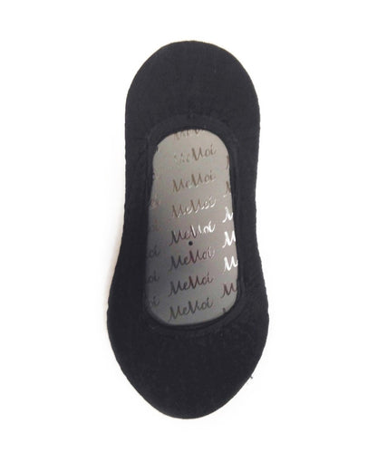 Women's Allover Diamonds No Show Liner Socks : Color: Black