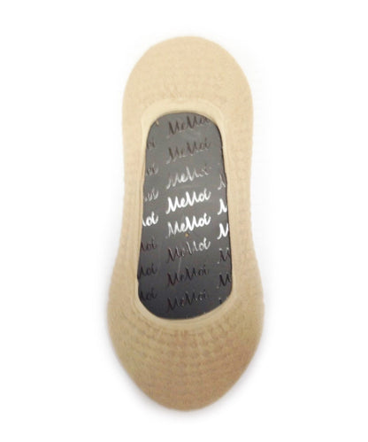 Women's Allover Diamonds No Show Liner Socks : Color: Sesame