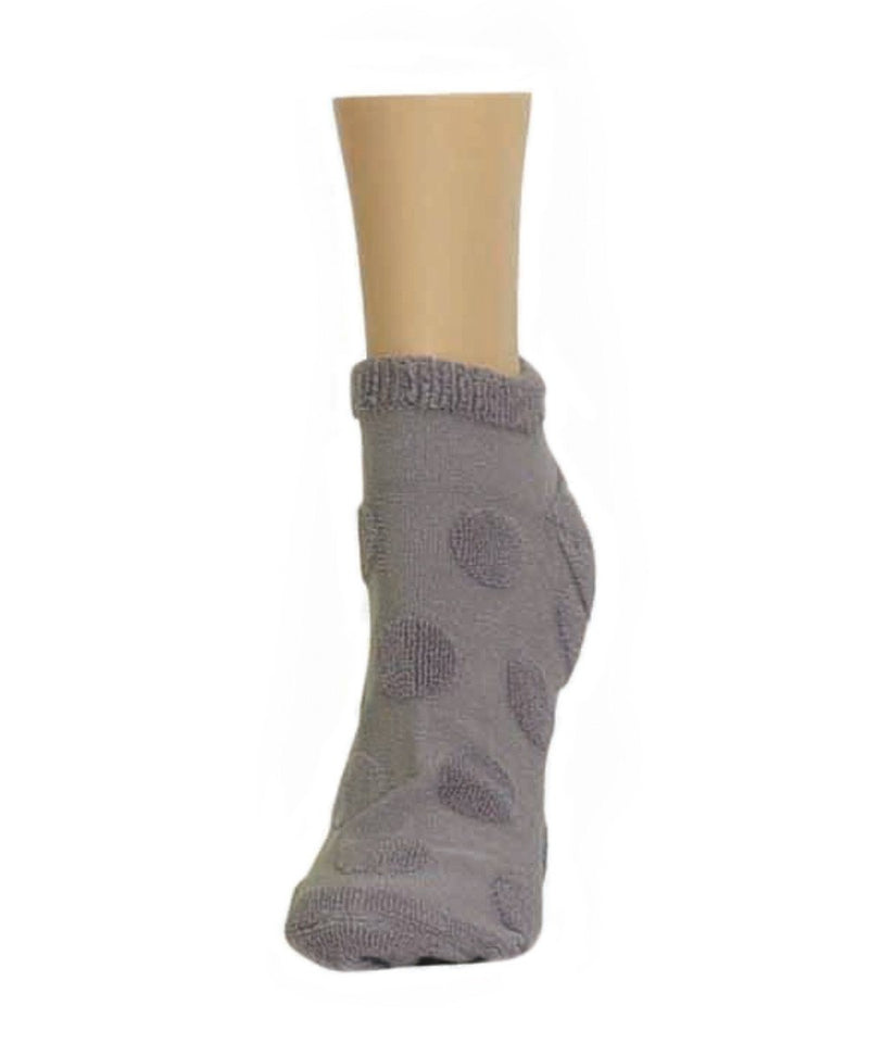 MeMoi Textured Polka Dot Anklet Socks