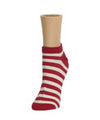 Color Striped Low-Cut Women's Anklet Socks : Color: Jazzy