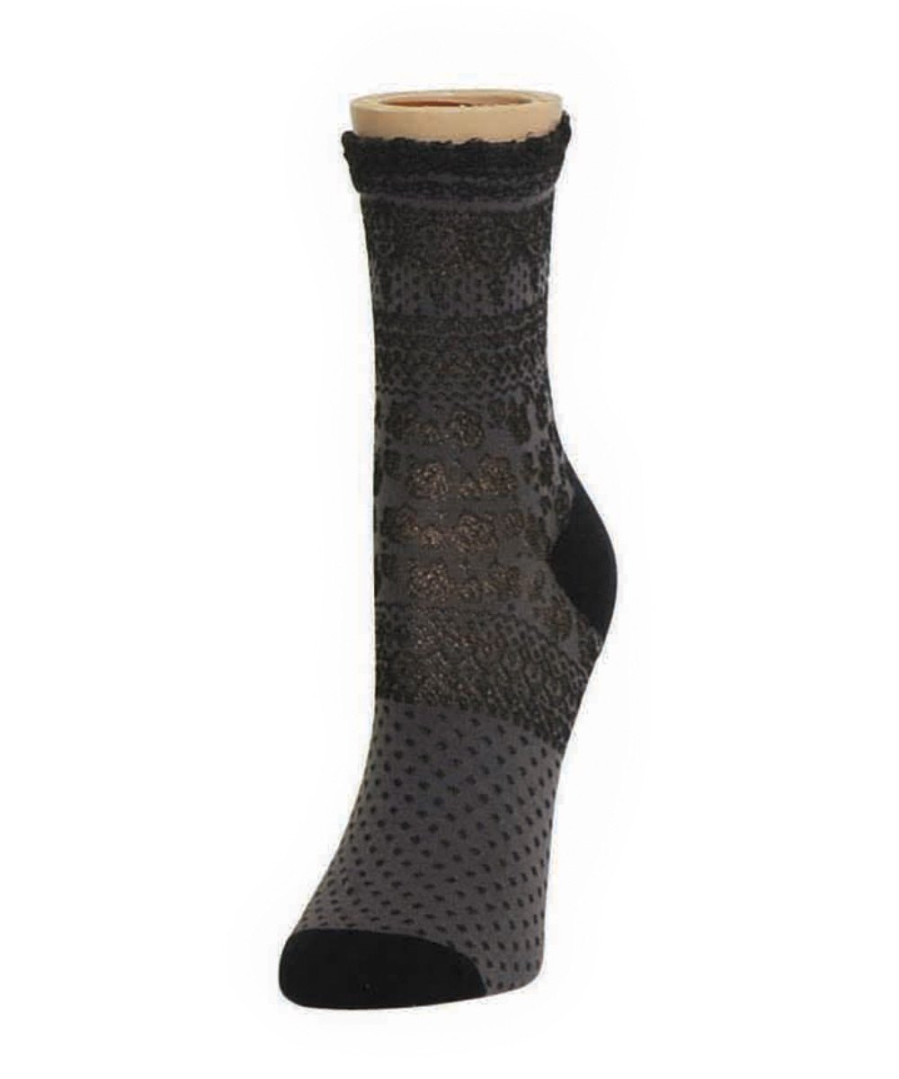 Equisart Women's Cotton Blend Ankle Socks : Color: Black