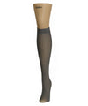 Diamond Threads Net Knee High Socks : Color: Two Tone Gray