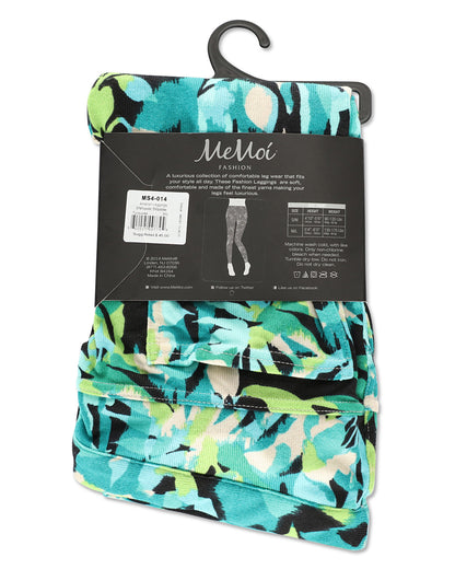 Borneo Lightweight Summer Leggings : Color: Turquoise