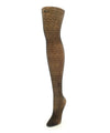Alternate Zig Zag Pattern Net Tights : Color: Black