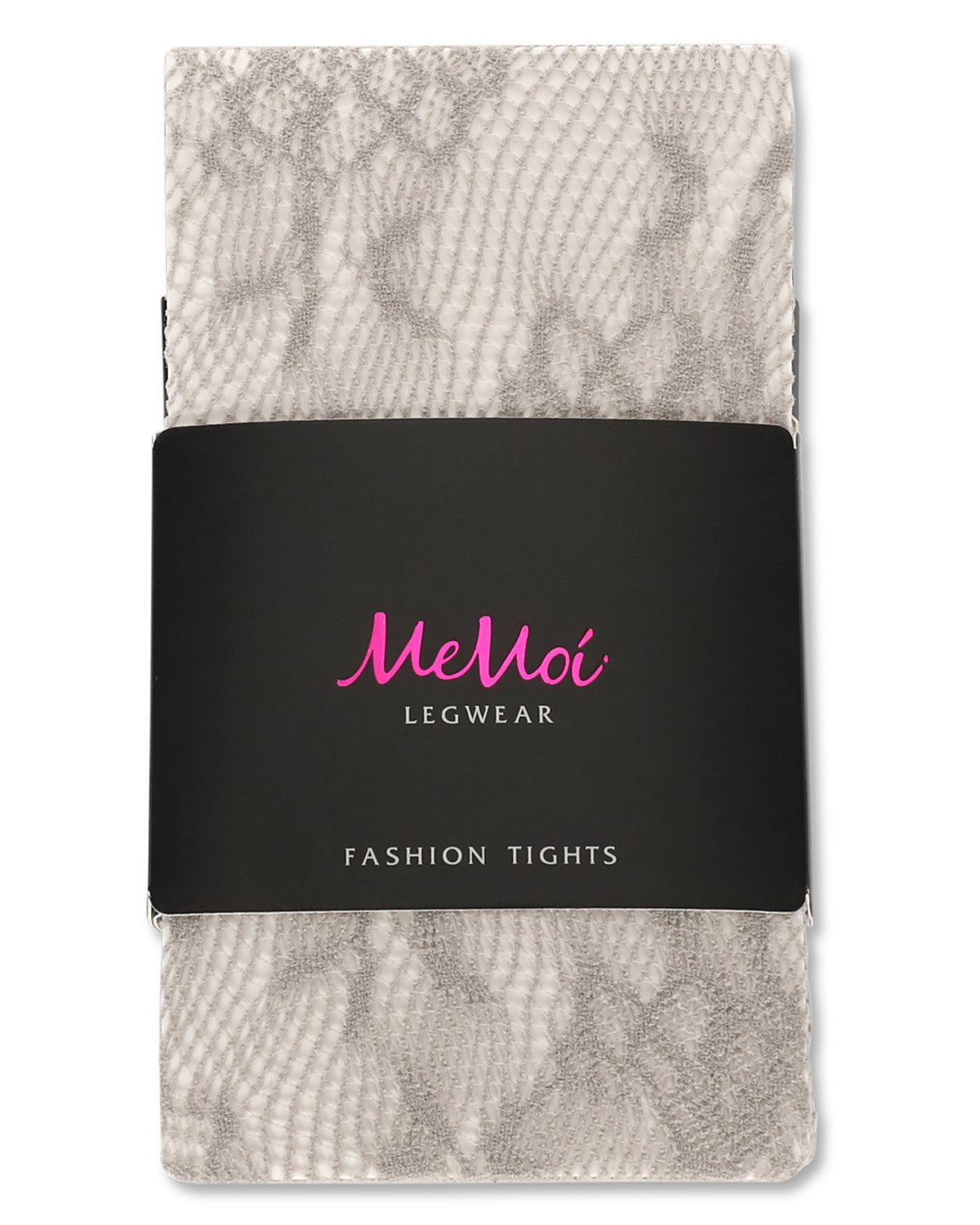Feminine Floral Netted Breathable Tights : Color: Steeple Gray