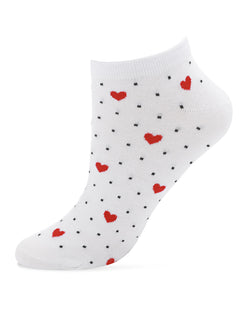 MeMoi Sweetheart Low Cut Womens Socks