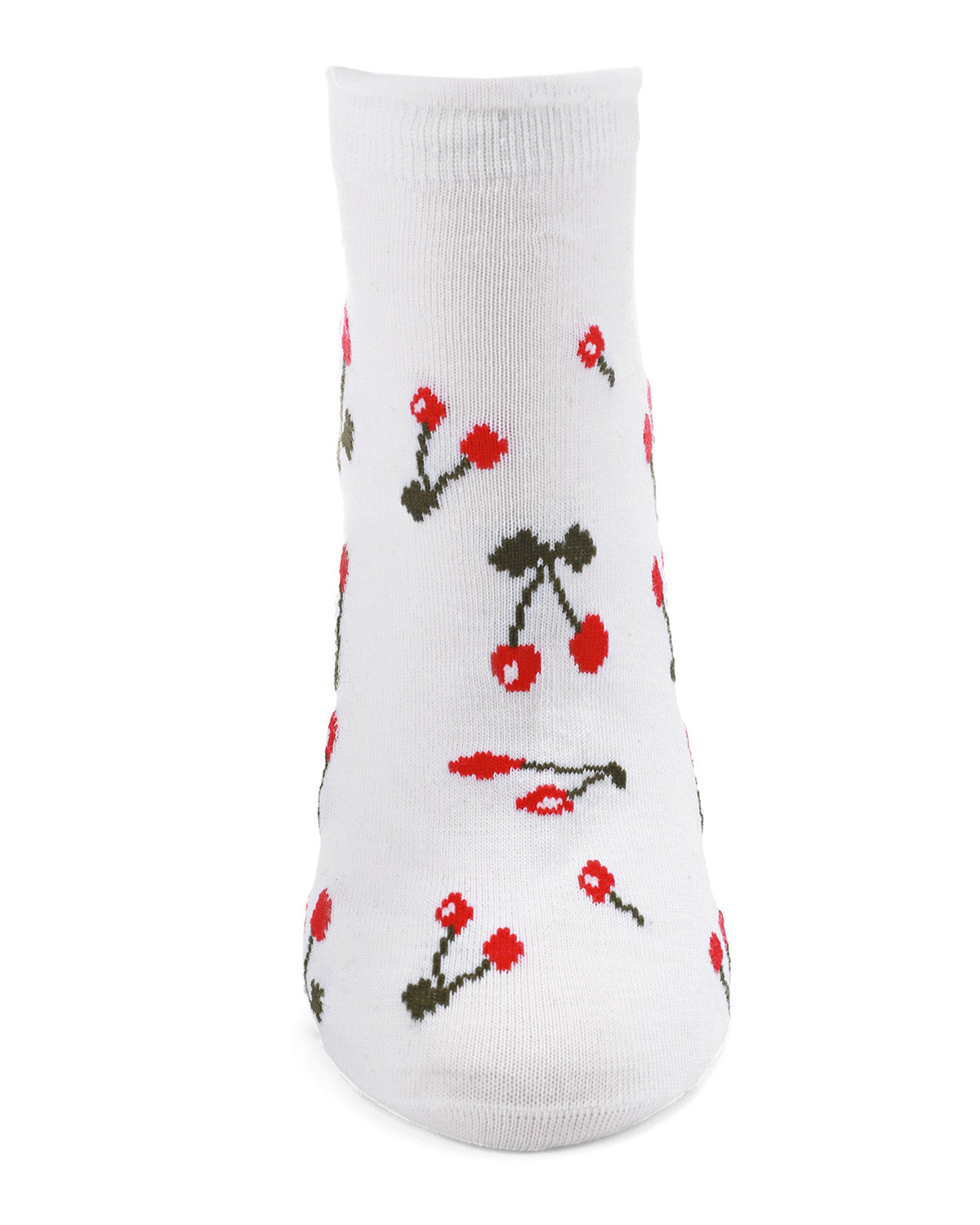 Cherry Blossom Cotton Blend Low-Cut Running Socks : Color: Black