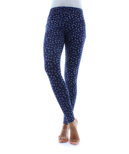 Women's Ramito Bouquet Burst Leggings : Color: Blue Denim