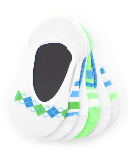 Argyle Band Low-Cut Liner 6 Pack : Color: Spring Bouquet