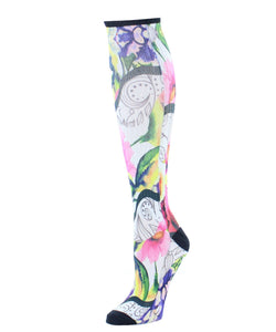 MeMoi Floral Classics Knee High Sock