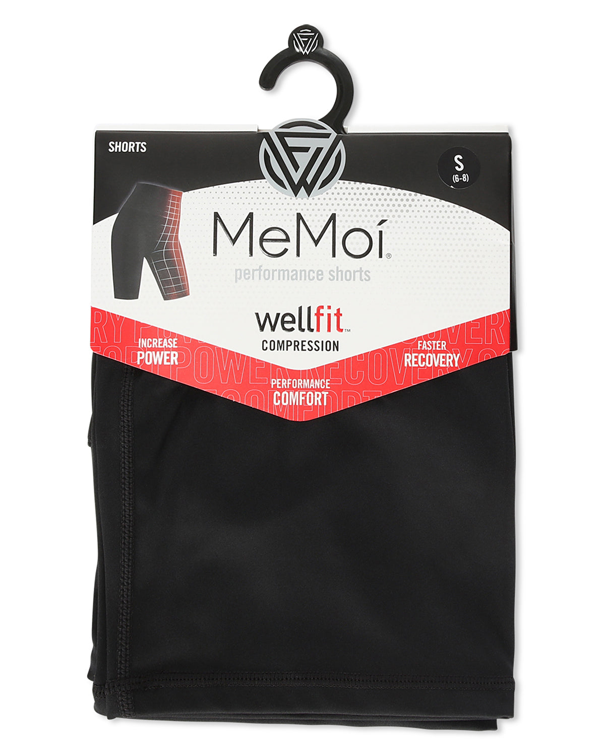 Smoothing High-Waisted Scrunch Butt Shorts : Color: Black