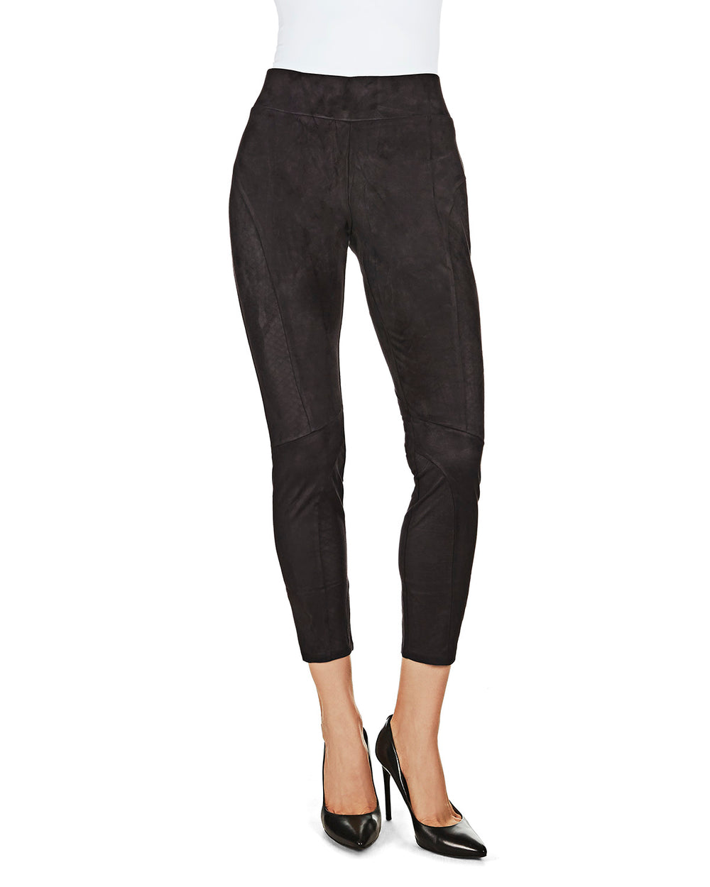 Vegan Suede High Waist Leggings main image 0