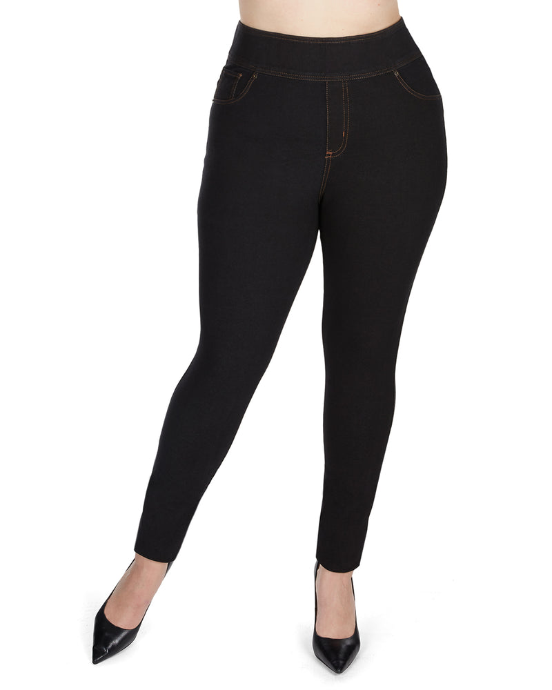 ShyCloset Pocket Jeggings Jeans Leggings Pants - Women Bottom Casual Comfy  Slim Fit Denim Skinny Stretch Plus Size - black - X-Large : :  Fashion