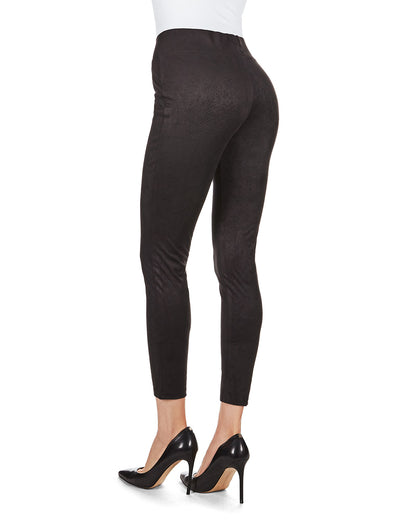 Morrison High-Waisted Snakeskin Leggings : Color: Black