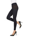 Premium Contrast Shaping Leggings : Color: Navy/Black