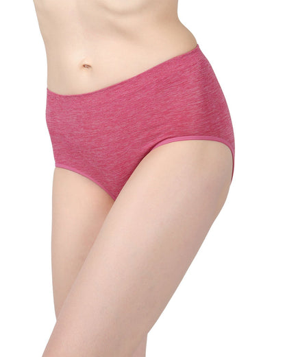 Women's Control Top Shaping Panty by SlimMe : Color: Cabernet Space dye
