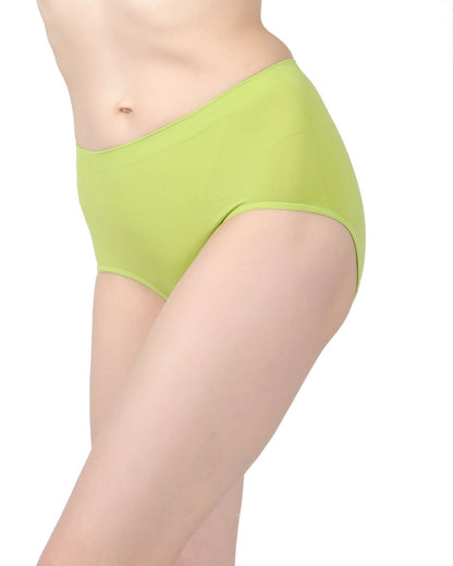Women's Control Top Shaping Panty by SlimMe : Color: Dark Citron