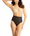 High-Waisted Moderate Coverage Seamless Shaper Brief : Color: Black