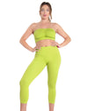 High-Waist Control Seamless Shapewear Leggings : Color: Dark Citron