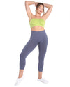 High-Waist Control Seamless Shapewear Leggings : Color: Heather Denim