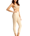 High-Waist Control Seamless Shapewear Leggings : Color: Nude