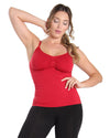 Sottile Wireless Shaping Camisole : Color: Scooter Red